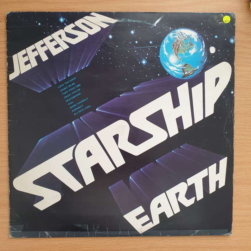 Jefferson Starship  Earth - Vinyl LP Record - Very-Good+ Quality (VG+)