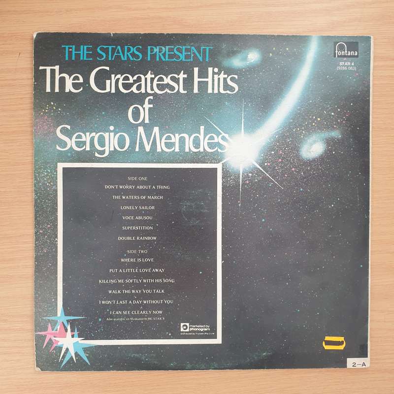Sergio Mendes - The Greatest Hits of Sergio Mendes  - Vinyl LP Record - Very-Good+ Quality (VG+)