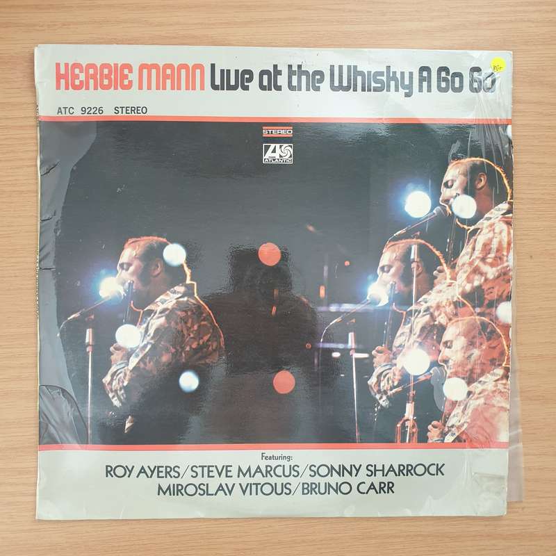 Herbie Mann  Live At The Whisky A Go Go  - Vinyl LP Record - Very-Good+ Quality (VG+)