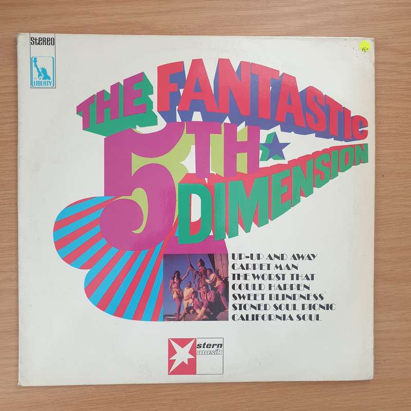 The 5th Dimension  The Fantastic 5th Dimension  - Vinyl LP Record - Very-Good+ Quality (VG+)