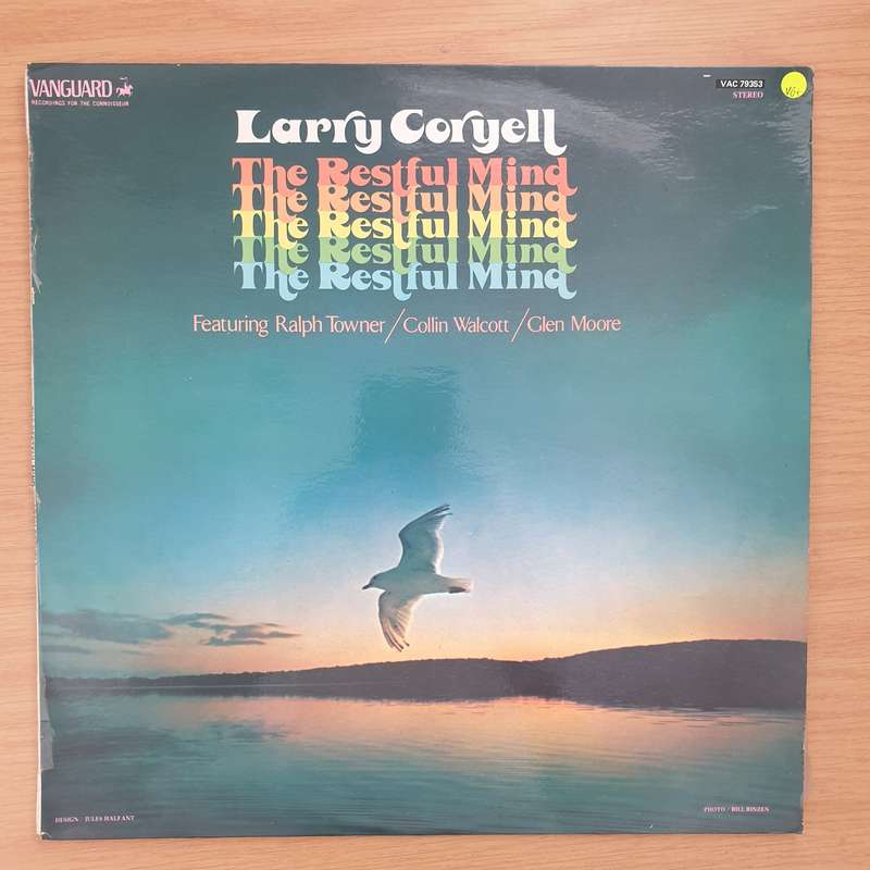 Larry Coryell  The Restful Mind - Vinyl LP Record - Very-Good+ Quality (VG+)
