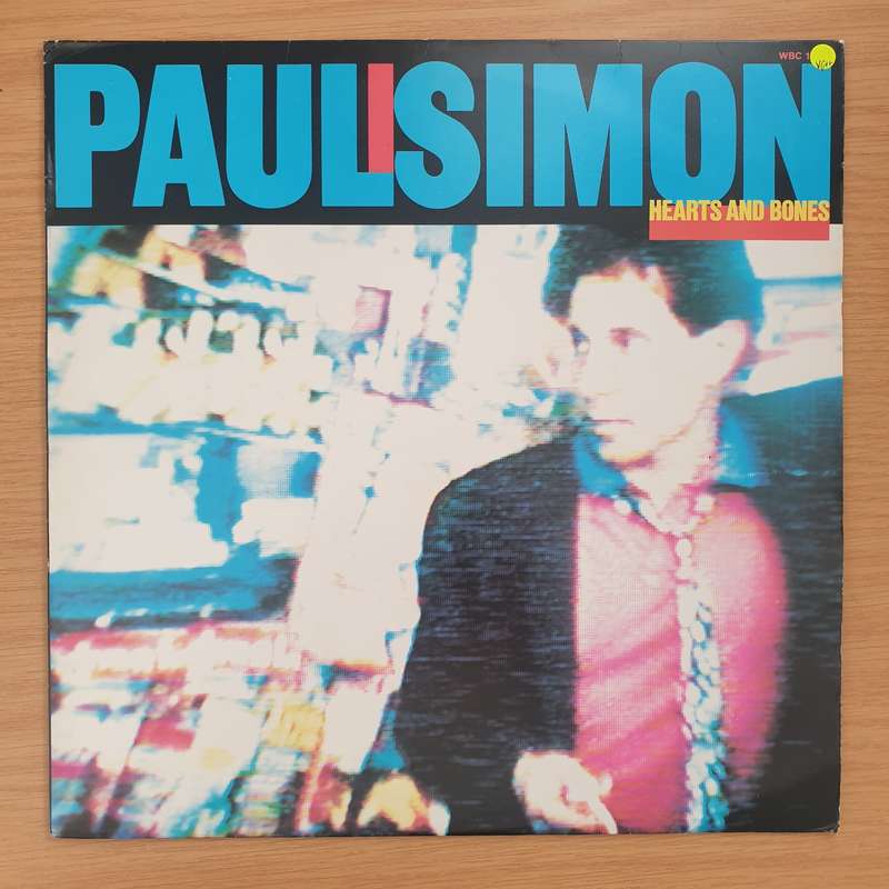 Paul Simon - Hearts and Bones - Vinyl LP Record - Opened  - Very-Good+ Quality (VG+)