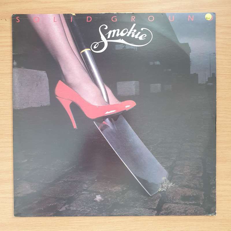 Smokie  Solid Ground -  Vinyl LP Record  - Very-Good+ Quality (VG+)