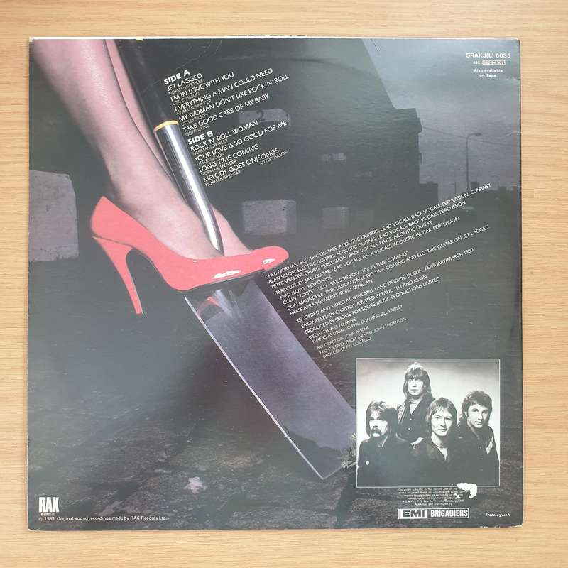 Smokie  Solid Ground -  Vinyl LP Record  - Very-Good+ Quality (VG+)