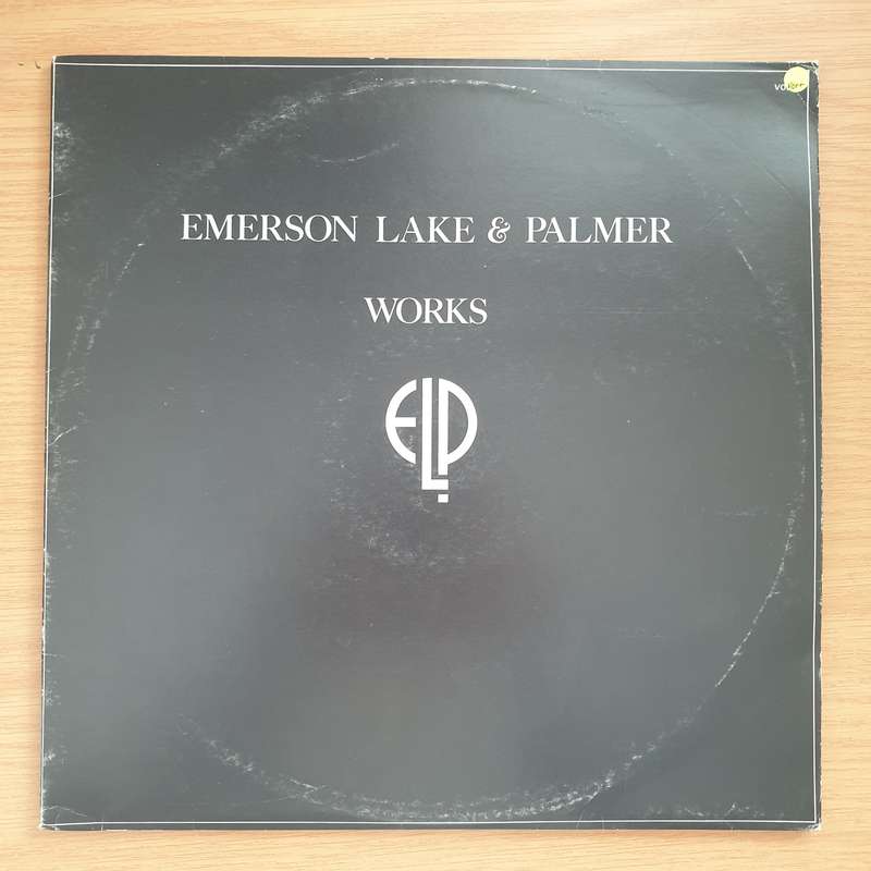 Emerson Lake & Palmer  Works (Volume 1) -  Double Vinyl LP Record - Very-Good+ Quality (VG+)