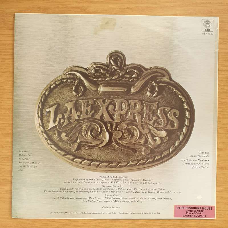 L.A. Express  L.A. Express - Vinyl LP Record  - Very-Good+ Quality (VG+)