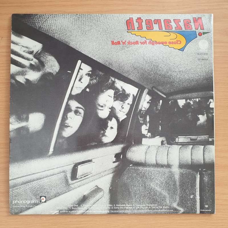 Nazareth  Close Enough For Rock 'N' Roll  Vinyl LP Record  - Very-Good+ Quality (VG+)