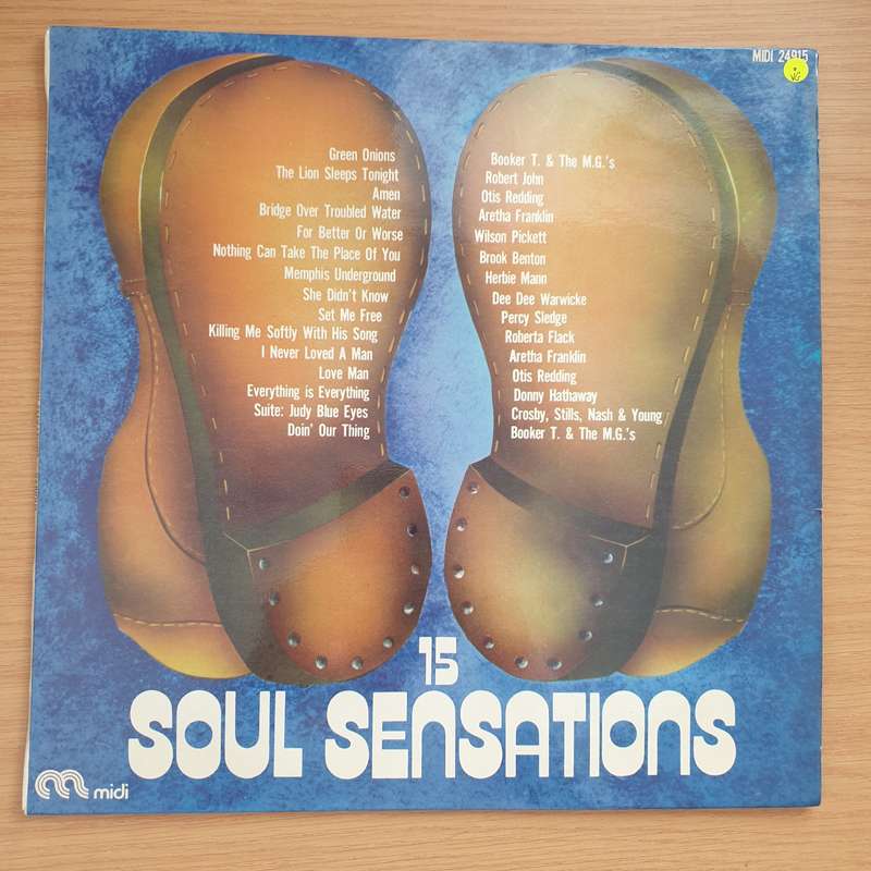 15 Soul Sensations - Vinyl LP Record - Very-Good Quality (VG) (vgood)