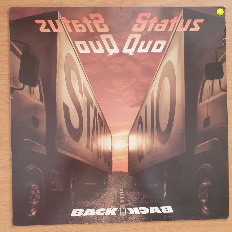Status Quo  Back To Back  Vinyl LP Record  - Very-Good+ Quality (VG+)