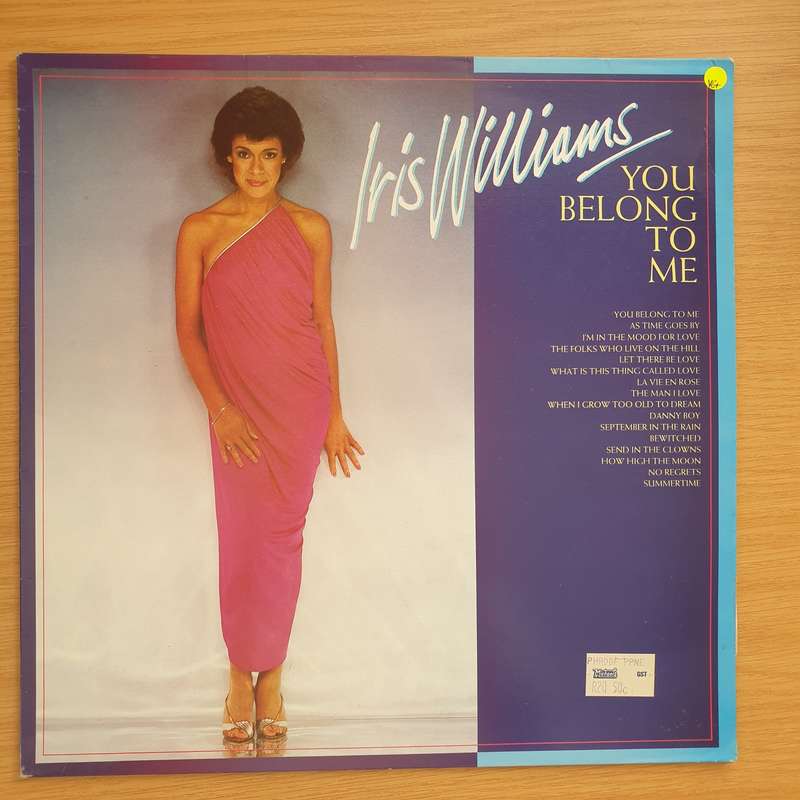 Iris Williams  You Belong To Me  Vinyl LP Record  - Very-Good+ Quality (VG+)