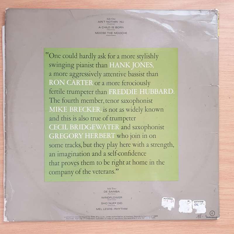 Mel Lewis  Mel Lewis And Friends  Vinyl LP Record  - Very-Good+ Quality (VG+)