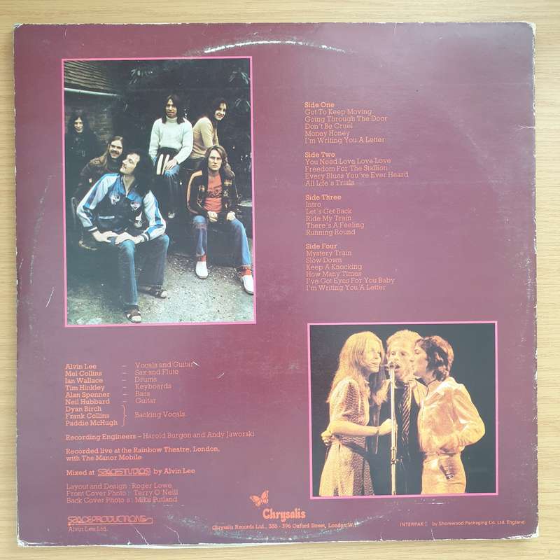 Alvin Lee & Co.  In Flight - Vinyl LP Record  - Very-Good+ Quality (VG+)