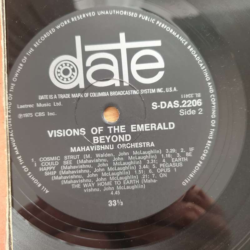 Mahavishnu Orchestra  Visions Of The Emerald Beyond - Vinyl LP Record  - Very-Good+ Quality (VG+)