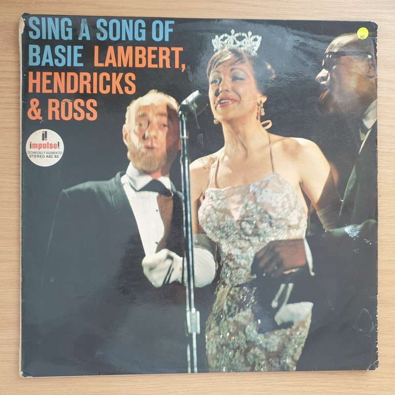 Lambert, Hendricks & Ross  Sing A Song Of Basie - Vinyl LP Record - Very-Good Quality (VG) (vg...