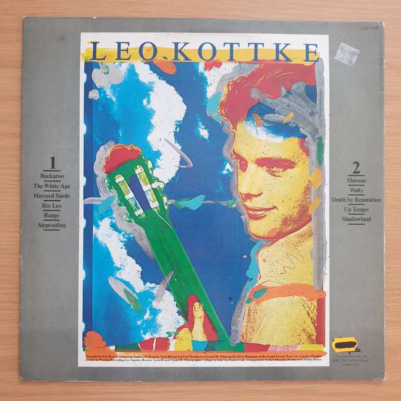 Leo Kottke  Leo Kottke  - Vinyl LP Record  - Very-Good+ Quality (VG+)