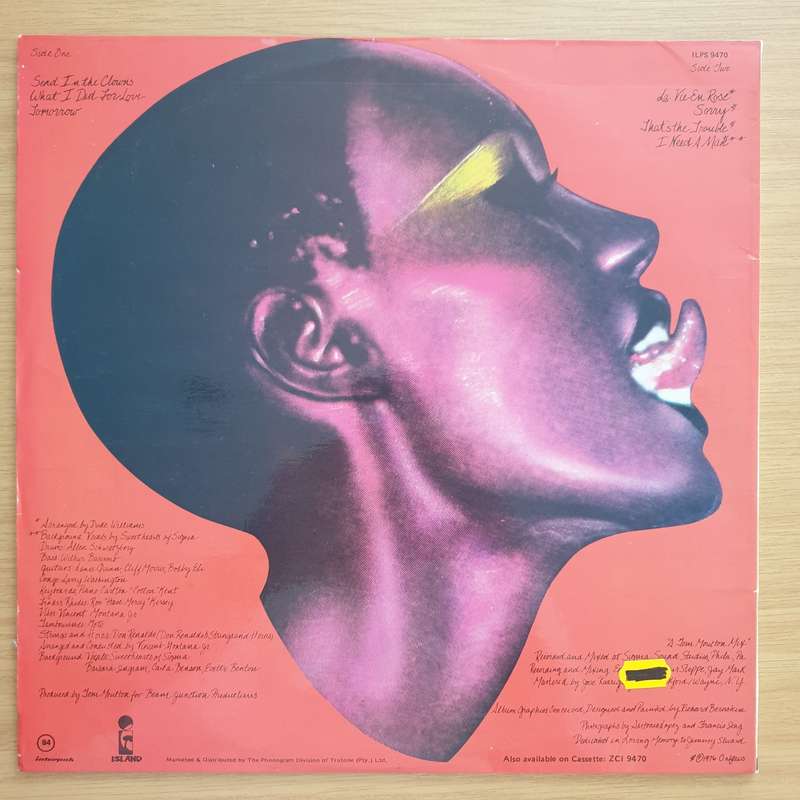 Grace Jones - Portfolio  - Vinyl LP Record  - Very-Good+ Quality (VG+)