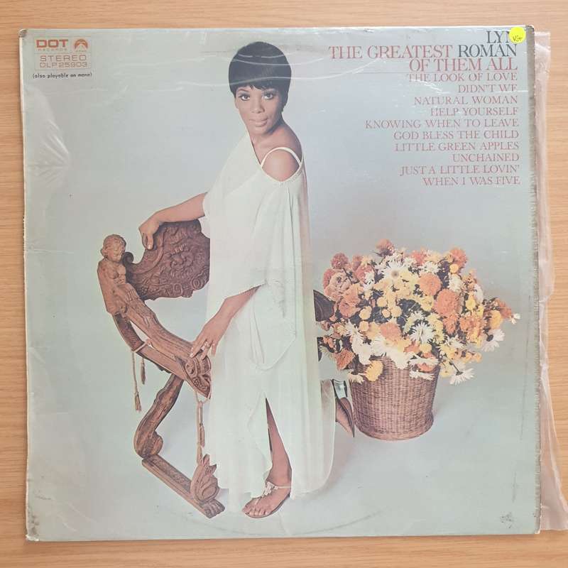 Lyn Roman  The Greatest Roman Of Them All - Vinyl LP Record  - Very-Good+ Quality (VG+)