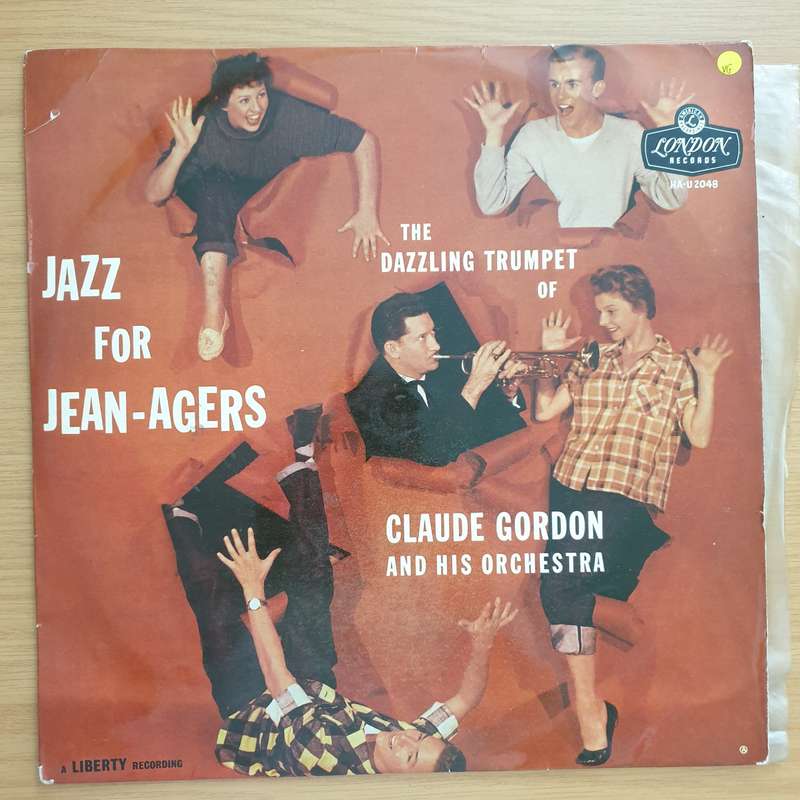 Claude Gordon And His Orchestra  Jazz For Jean-Agers - Vinyl LP Record - Very-Good Quality (VG...