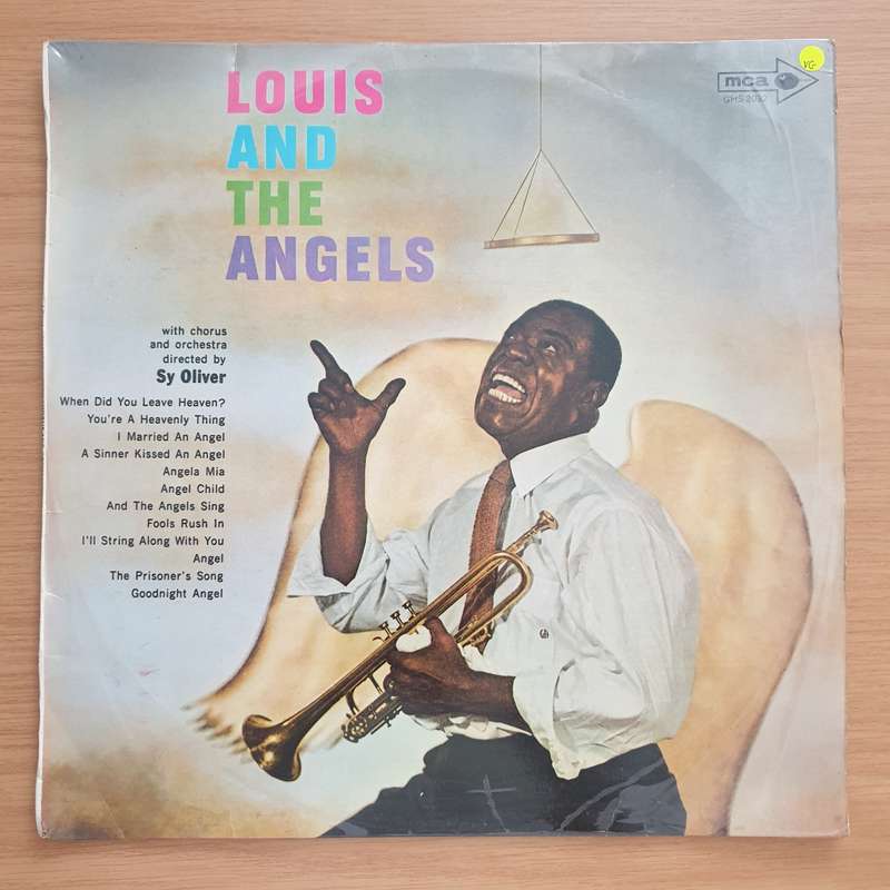 Louis Armstrong  Louis And The Angels - Vinyl LP Record - Very-Good Quality (VG) (vgood)