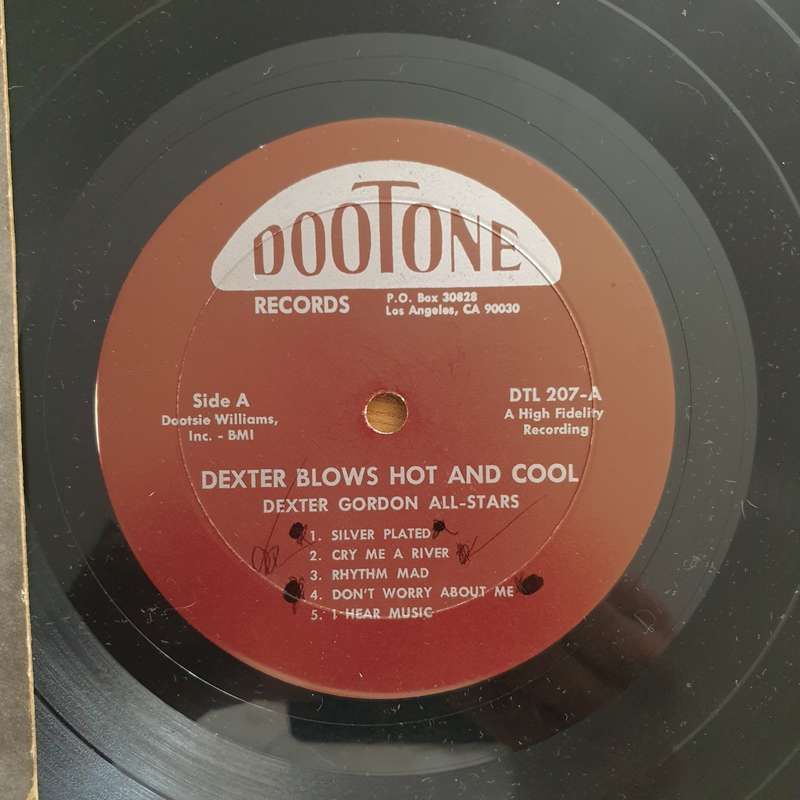 Dexter Gordon Featuring Carl Perkins  Dexter Blows Hot And Cool - Vinyl LP Record - Very-Good ...