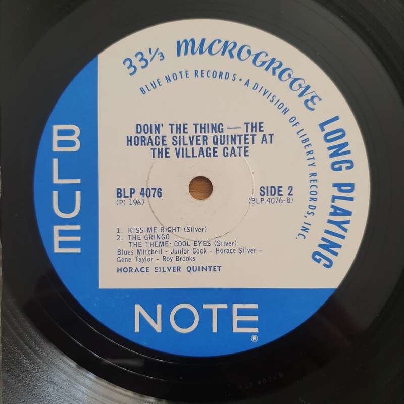 The Horace Silver Quintet  Doin' The Thing - At The Village Gate - Vinyl LP Record - Very-Good...