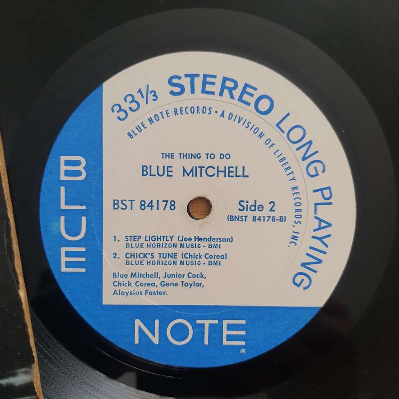 Blue Mitchell  The Thing To Do - Vinyl LP Record - Very-Good Quality (VG) (vgood)