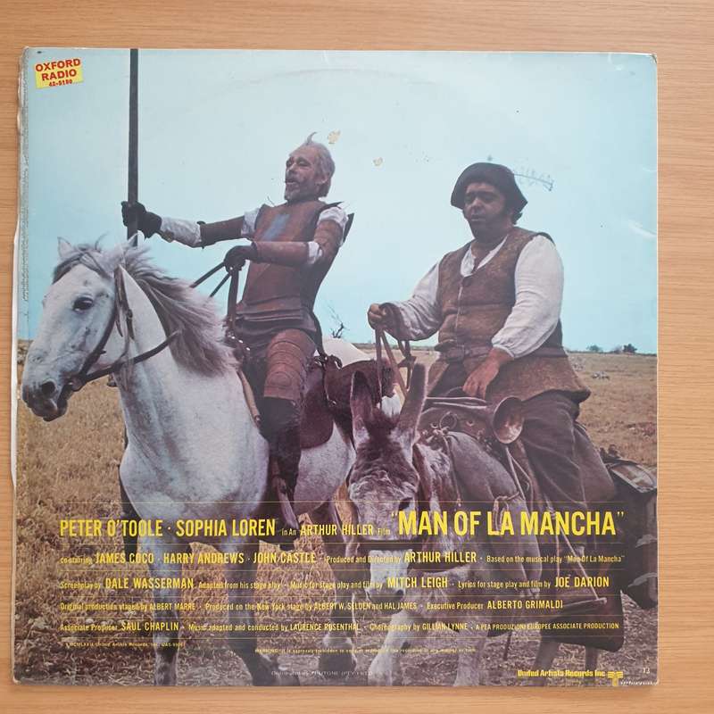 Man Of La Mancha (Original Motion Picture Soundtrack) - Mitch Leigh, Joe Darion / Peter O'Toole, ...