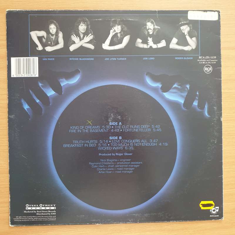 Deep Purple  Slaves and Masters  Vinyl LP Record - Very-Good+ Quality (VG+) (verygoodplus)