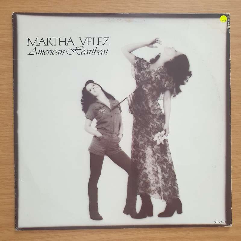 Martha Velez  American Heartbeat   Vinyl LP Record - Very-Good+ Quality (VG+) (verygoodplus)