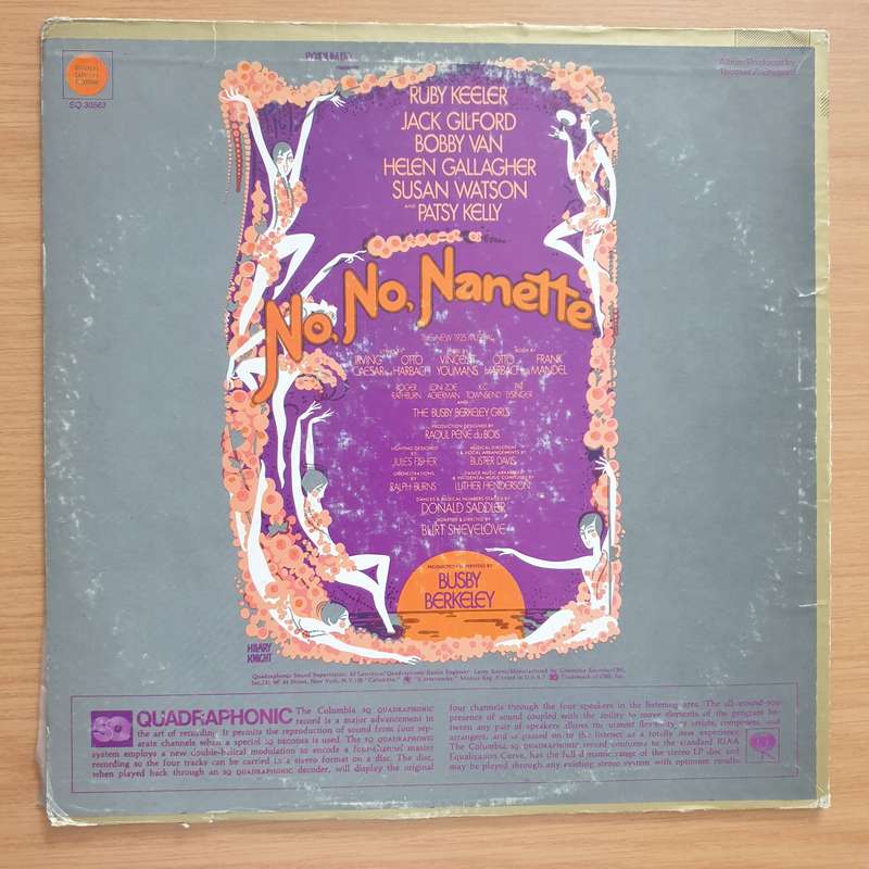 No, No, Nanette - Quadraphonic - Vinyl LP Record - Very-Good+ Quality (VG+) (verygoodplus)