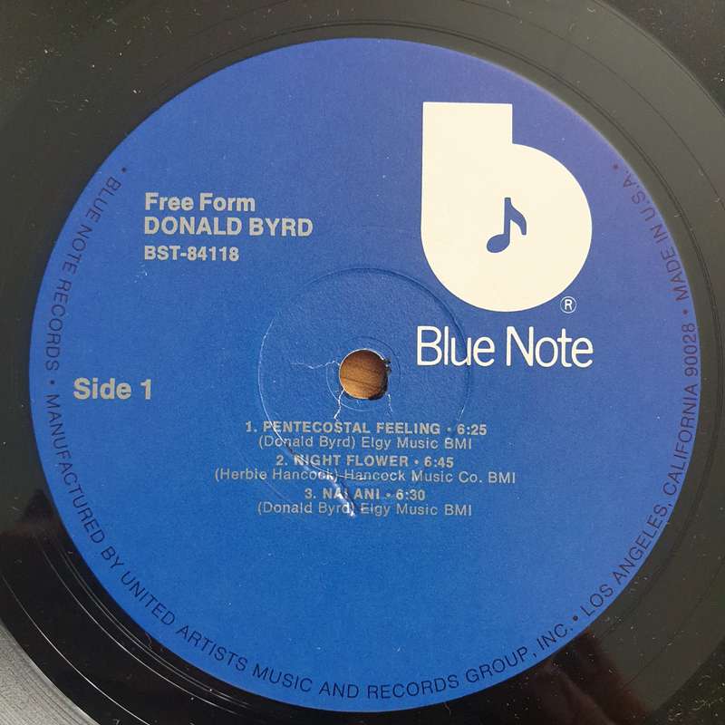 Donald Byrd  Free Form  Vinyl LP Record - Very-Good+ Quality (VG+) (verygoodplus)