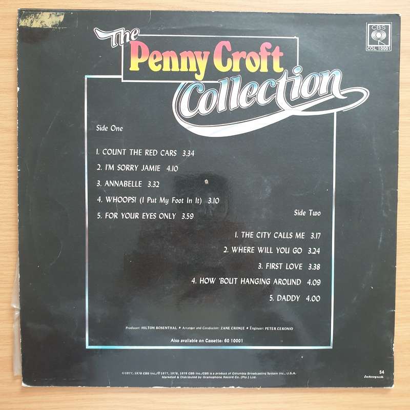 Penny Croft  The Penny Croft Collection - Vinyl LP Record - Very-Good Quality (VG) (verry)
