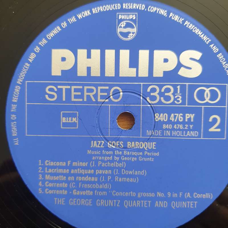 Jazz Goes Baroque   George Gruntz, Klaus Doldinger, Emil Mangelsdorff, Peter Trunk, Klaus Weis...