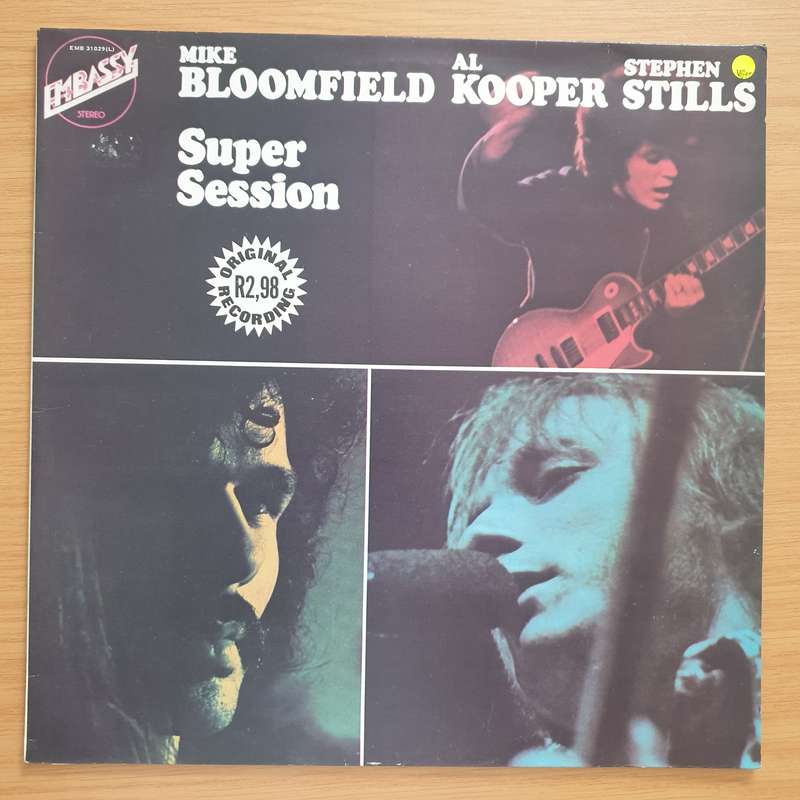 Super Session - Mike Bloomfield / Al Kooper / Stephen Stills  Vinyl LP Record - Very-Good+ ...