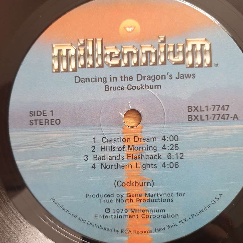 Bruce Cockburn  Dancing In The Dragon's Jaws  Vinyl LP Record - Very-Good+ Quality (VG+) (v...