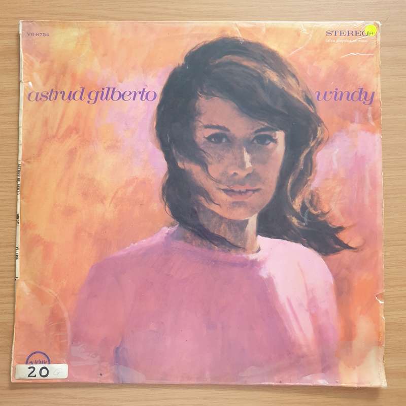 Astrud Gilberto  Windy  Vinyl LP Record  (VG+)