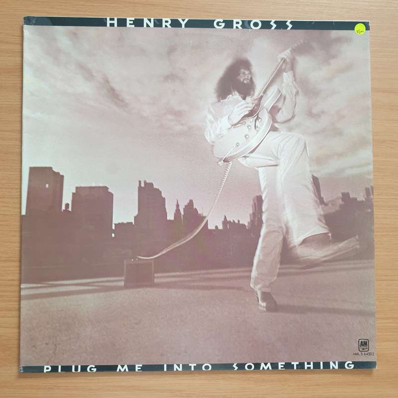 Henry Gross  Plug Me Into Something - Vinyl LP Record - Very-Good+ Quality (VG+) (verygoodplus)