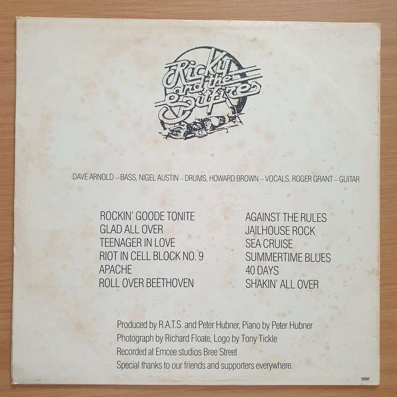 Ricky & The Spitfires  Rockin' Goode Tonite (Rare SA Band) - Vinyl LP Record - Very-Good+ Qual...