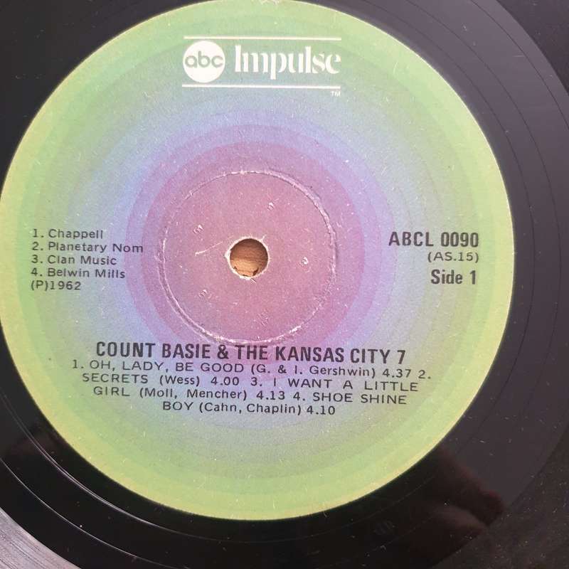 Count Basie And The Kansas City 7  Count Basie And The Kansas City 7 - Vinyl LP Record - Good+...