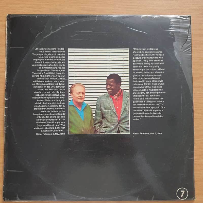 The Oscar Peterson Trio With Herb Ellis  Hello Herbie - Vinyl LP Record - Very-Good+ Quality (...