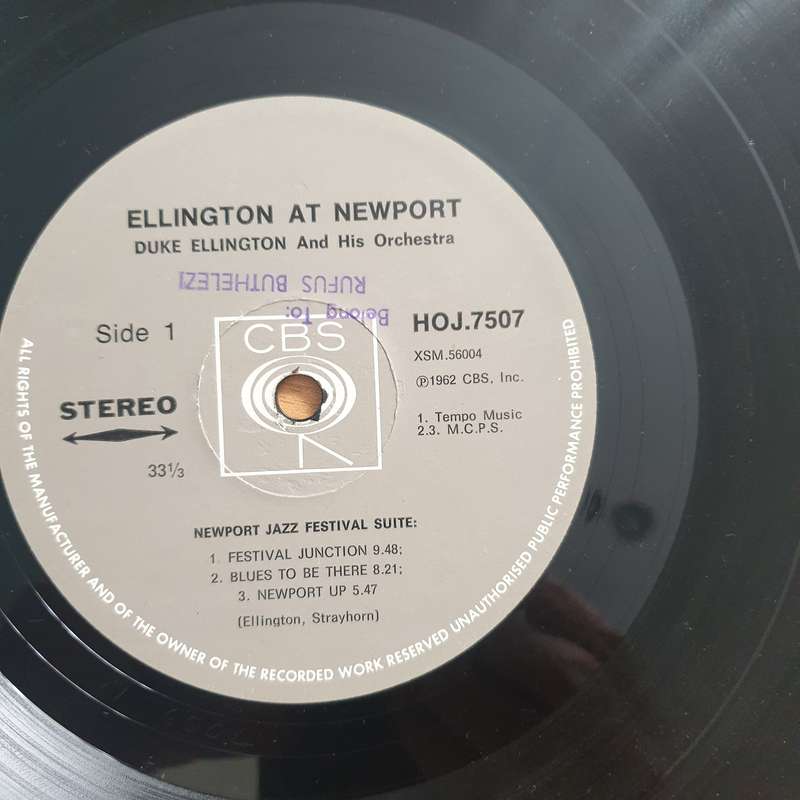 Duke Ellington And His Orchestra  Ellington At Newport  Vinyl LP Record - Very-Good Quality...