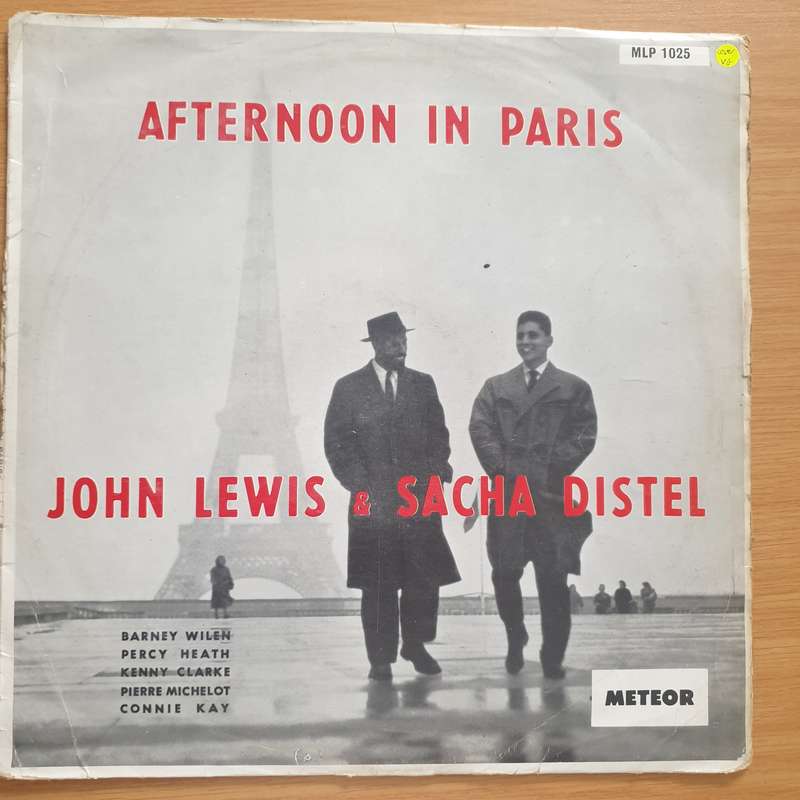 John Lewis & Sacha Distel  Afternoon In Paris -  Vinyl LP Record - Very-Good Quality (VG) (verry)