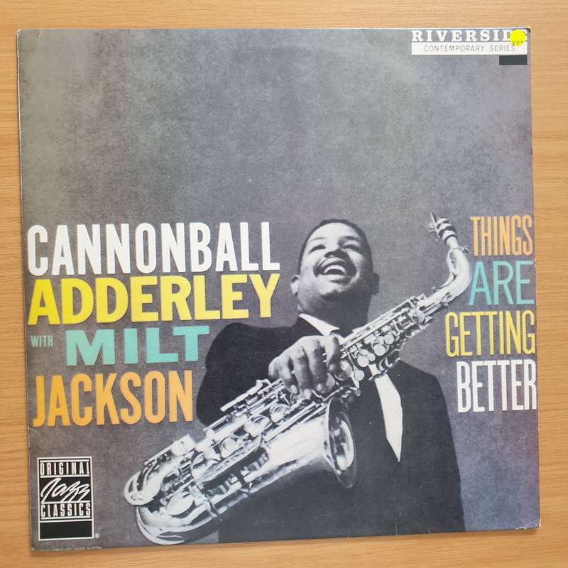 Cannonball Adderley With Milt Jackson  Things Are Getting Better - Vinyl LP Record - Very-Good...