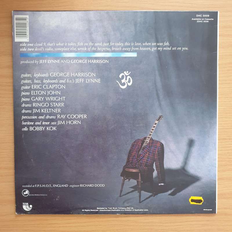 George Harrison  Cloud Nine -  Vinyl LP Record - Very-Good+ Quality (VG+)