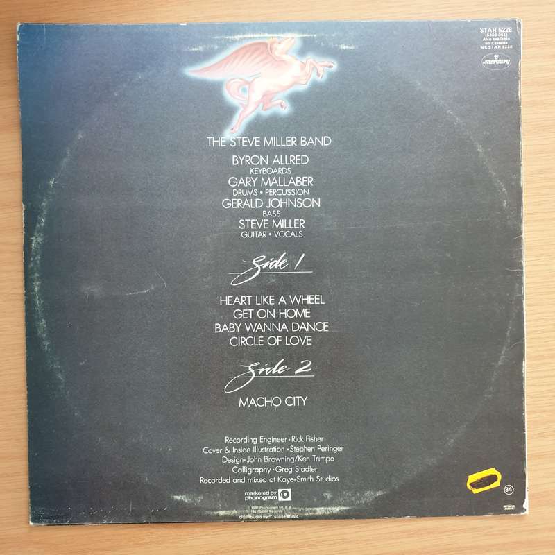 The Steve Miller Band  Circle Of Love - Vinyl LP Record - Very-Good+ Quality (VG+) (verygoodplus)