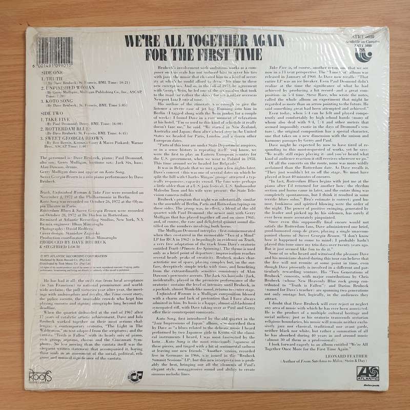We're All Together Again For The First Time - Dave Brubeck, Gerry Mulligan, Paul Desmond, Alan Da...