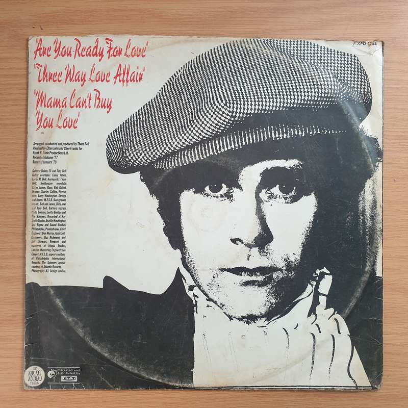 Elton John  The Thom Bell Sessions '77  Vinyl LP Record - Very-Good Quality (VG) (verry)