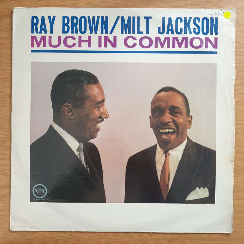 Ray Brown / Milt Jackson  Much In Common  Vinyl LP Record - Very-Good Quality (VG) (verry)