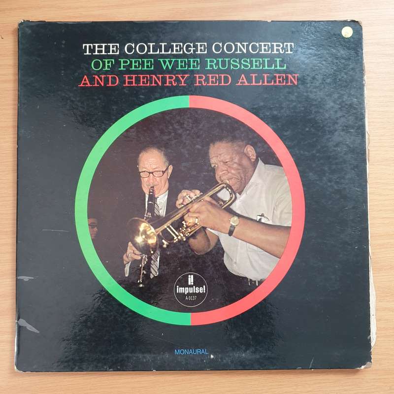 Pee Wee Russell And Henry Red Allen  The College Concert - Vinyl LP Record - Very-Good- Qualit...
