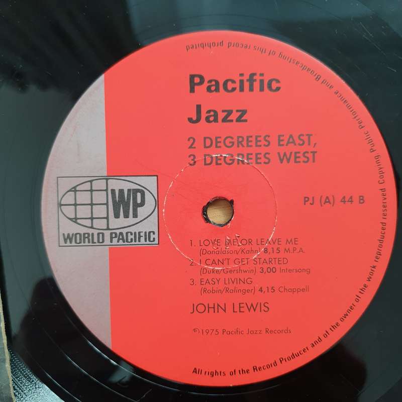 John Lewis, Percy Heath / Bill Perkins, Chico Hamilton, Jim Hall  Grand Encounter: 2° East - ...